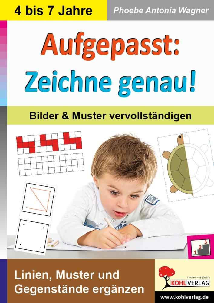 Cover: 9783966241182 | Aufgepasst: Zeichne genau! | Bilder und Muster vervollständigen | Buch