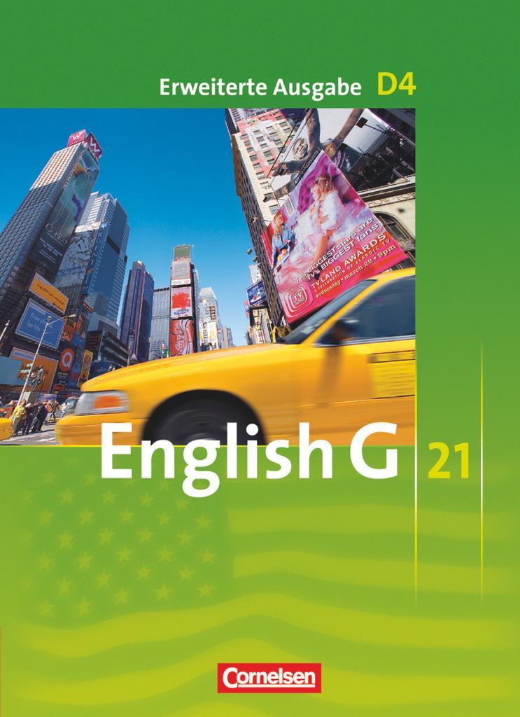 Cover: 9783060313693 | English G 21. Erweiterte Ausgabe D 4. Schülerbuch | 8. Schuljahr