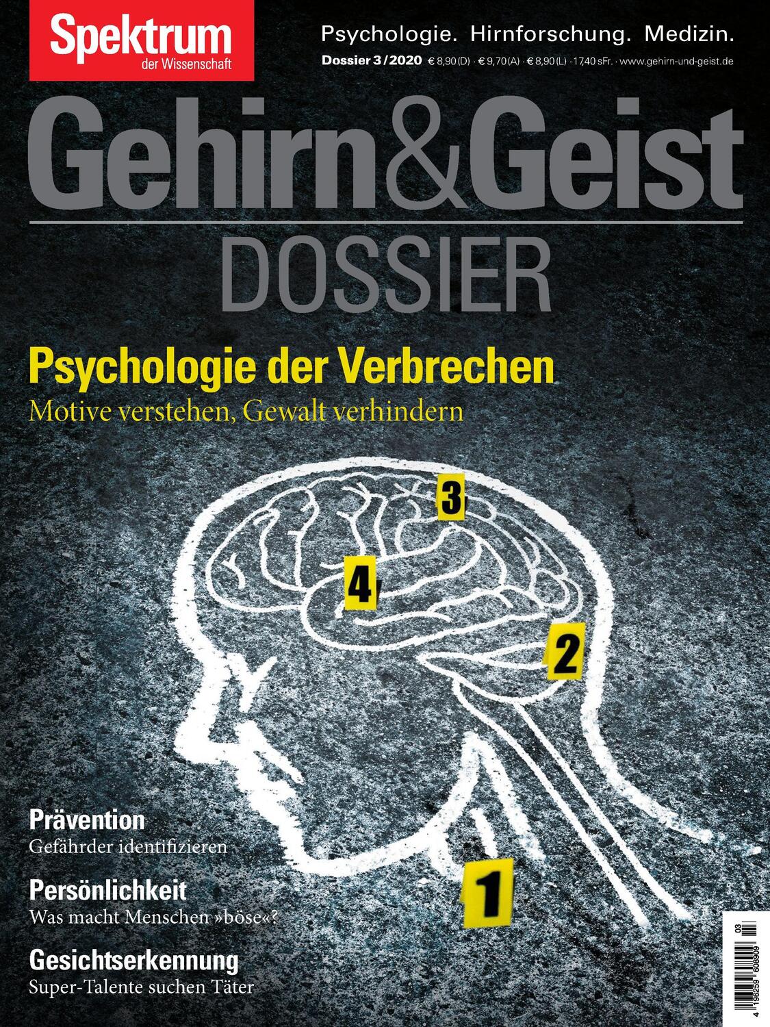 Cover: 9783958924109 | Gehirn & Geist - Psychologie der Verbrechen | Taschenbuch | Deutsch