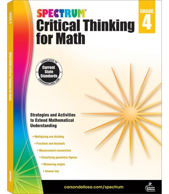 Cover: 9781483835518 | Spectrum Critical Thinking for Math, Grade 4 | Volume 46 | Taschenbuch