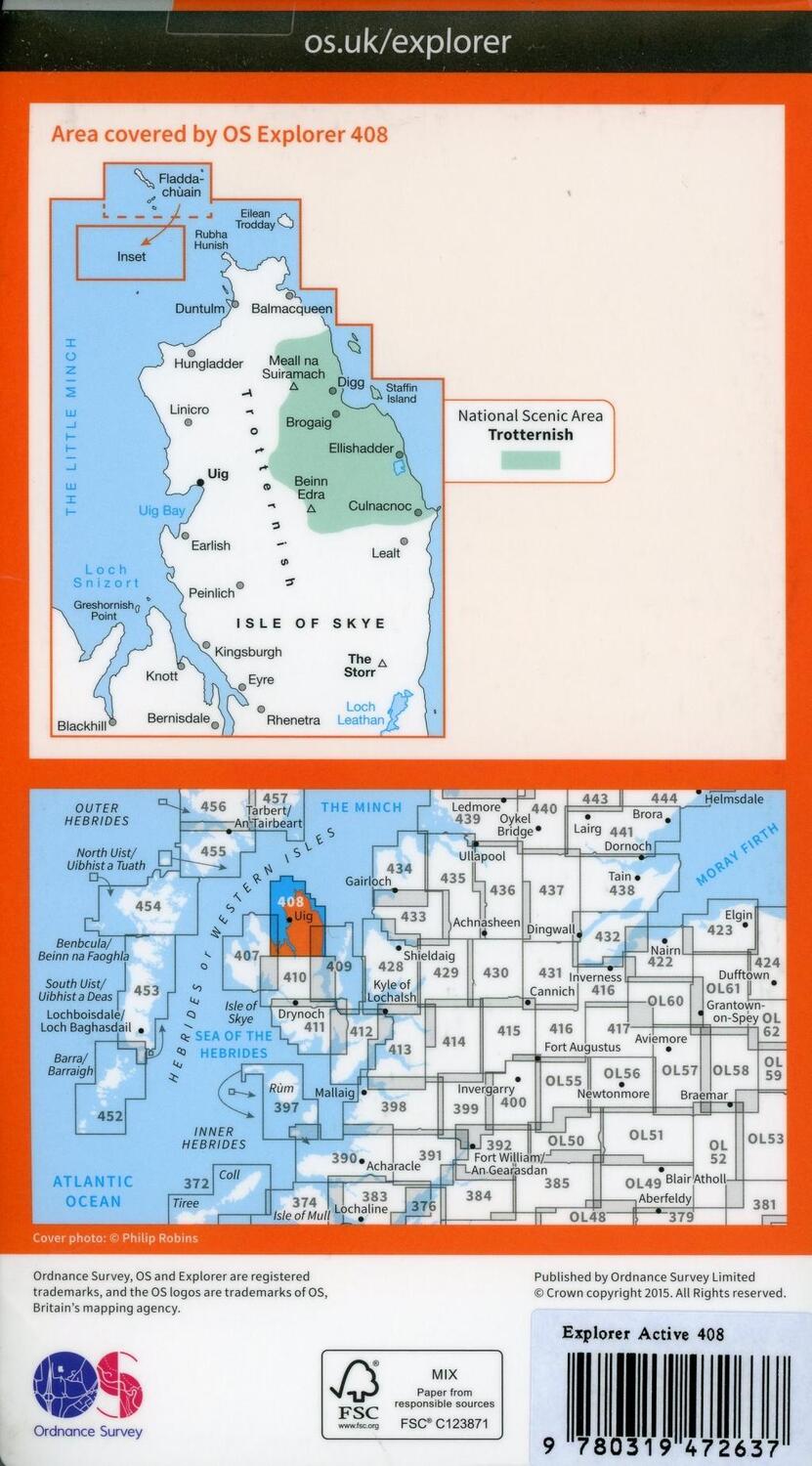 Bild: 9780319472637 | Skye - Trotternish and the Storr | Ordnance Survey | (Land-)Karte