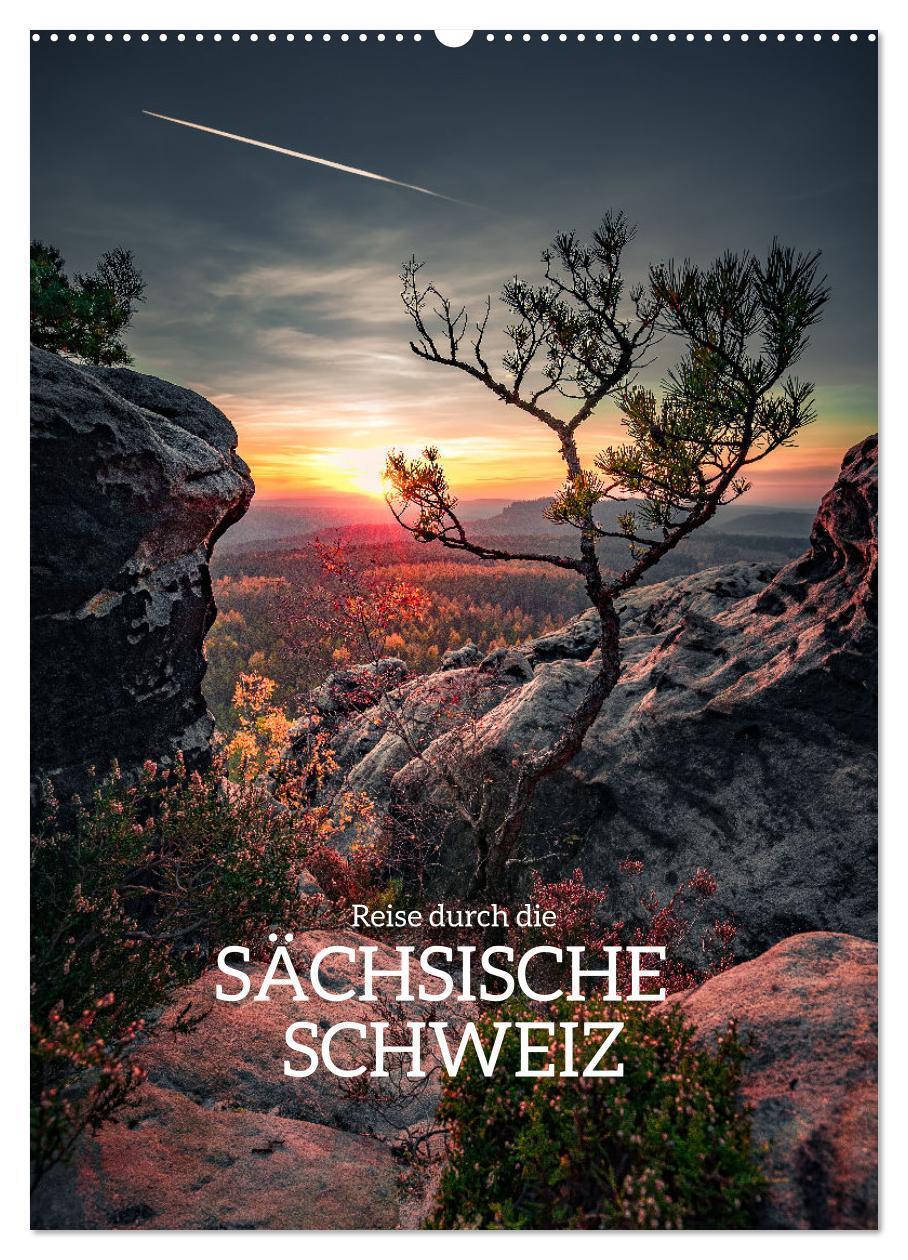 Cover: 9783435859245 | Reise durch die Sächsische Schweiz (Wandkalender 2025 DIN A2 hoch),...