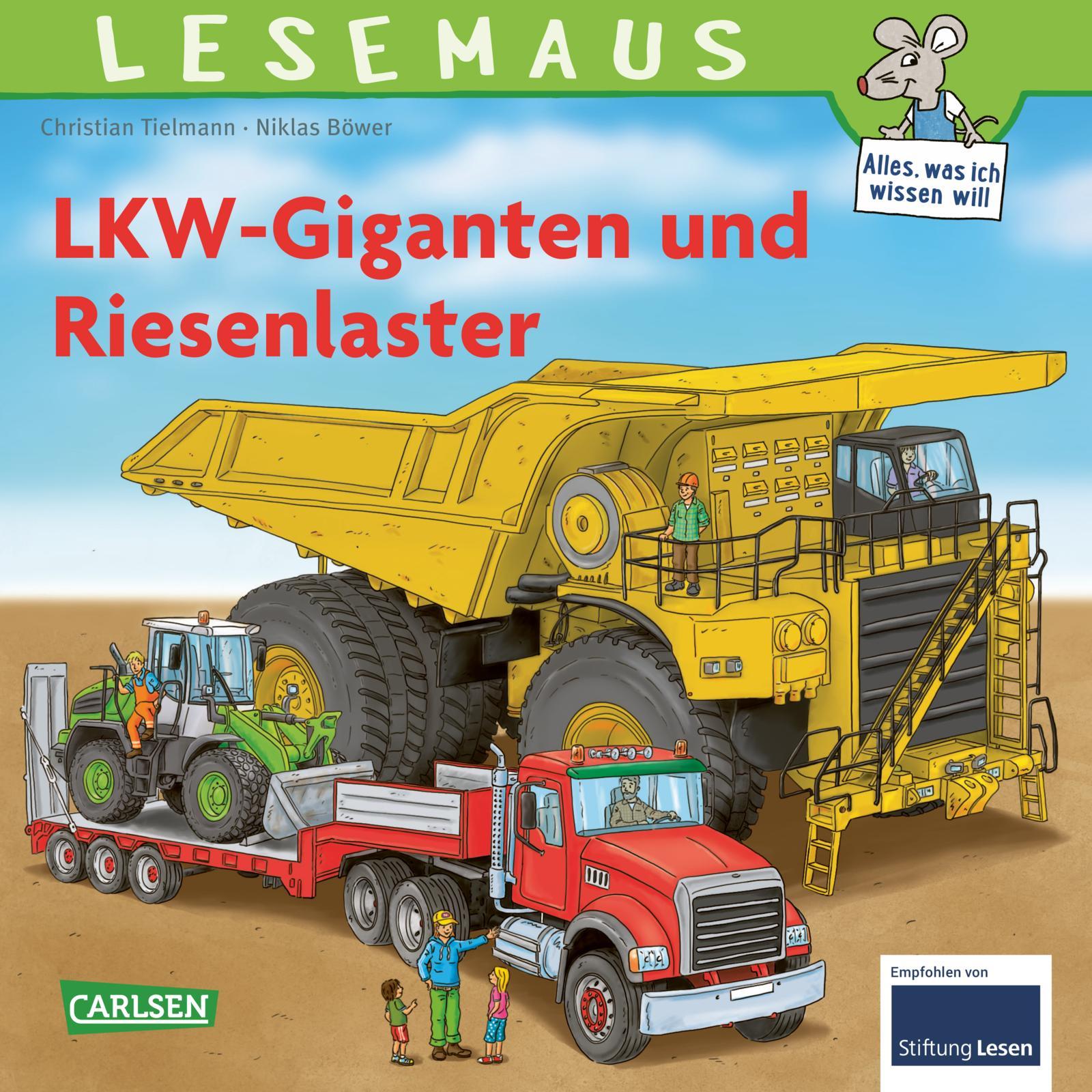 Cover: 9783551080592 | LESEMAUS 159: LKW-Giganten und Riesenlaster | Christian Tielmann