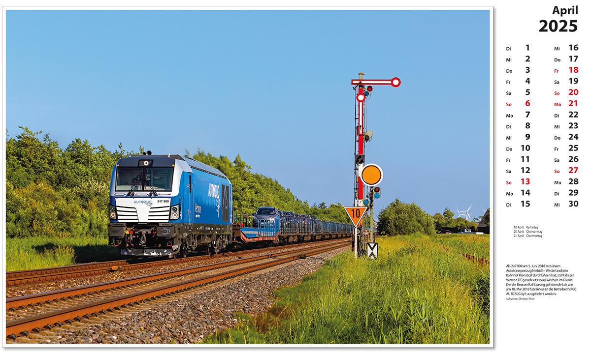 Bild: 9783844659375 | Vectron 2025 | Kalender | 13 S. | Deutsch | 2025 | EK-Verlag