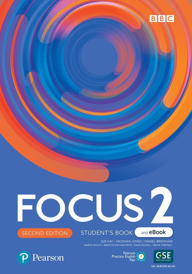 Cover: 9781292390642 | Focus 2ed Level 2 Student's Book &amp; eBook with Extra Digital...