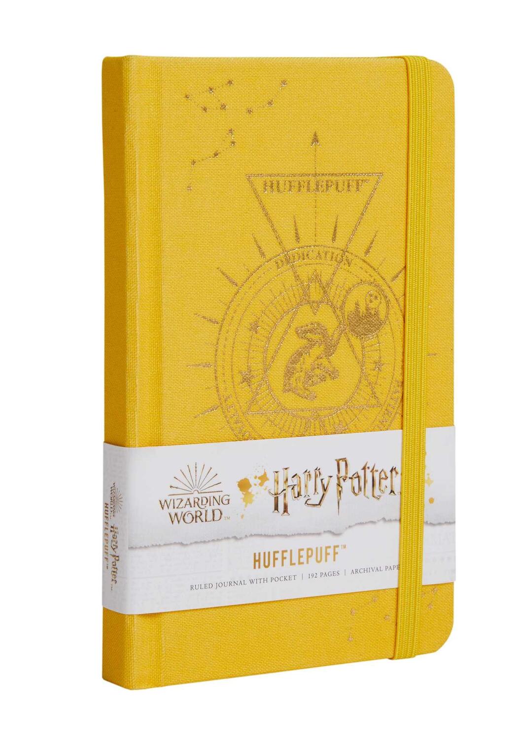 Cover: 9781647220075 | Harry Potter: Hufflepuff Constellation Ruled Pocket Journal | Editions