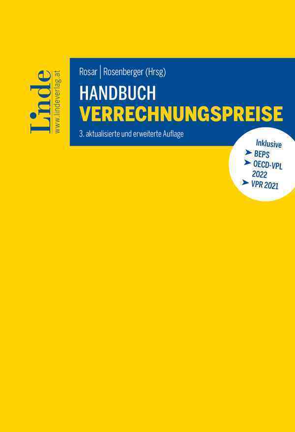 Cover: 9783707334326 | Handbuch Verrechnungspreise | Aschauer | Buch | 1232 S. | Deutsch