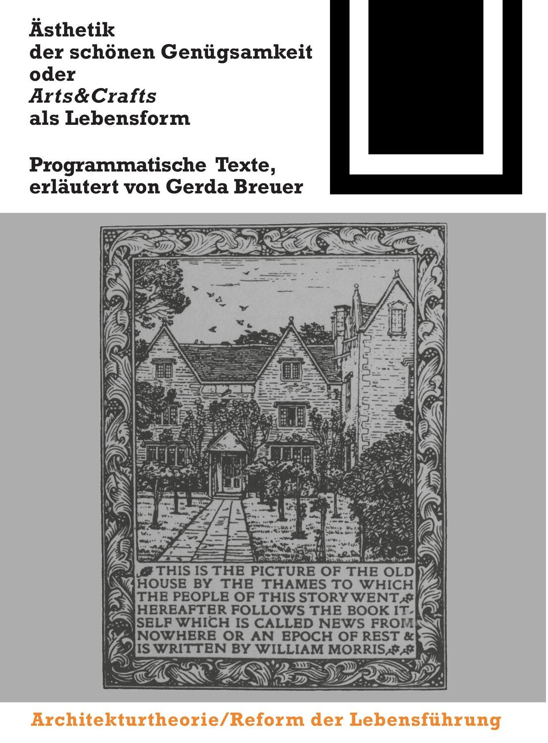 Cover: 9783764363871 | Ästhetik der schönen Genügsamkeit oder Arts and Crafts als Lebensform