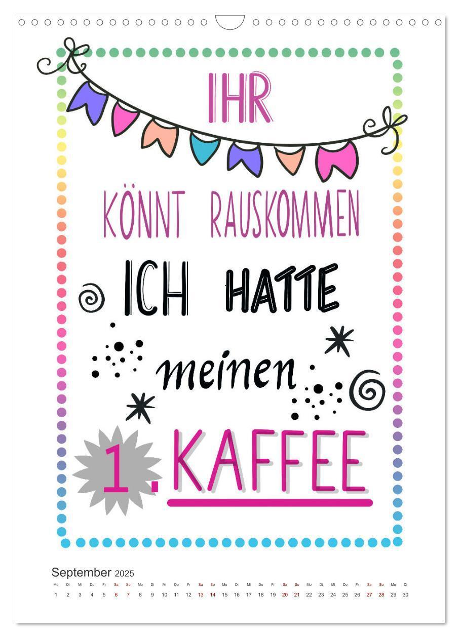 Bild: 9783435897407 | Kaffee liebt dich (Wandkalender 2025 DIN A3 hoch), CALVENDO...