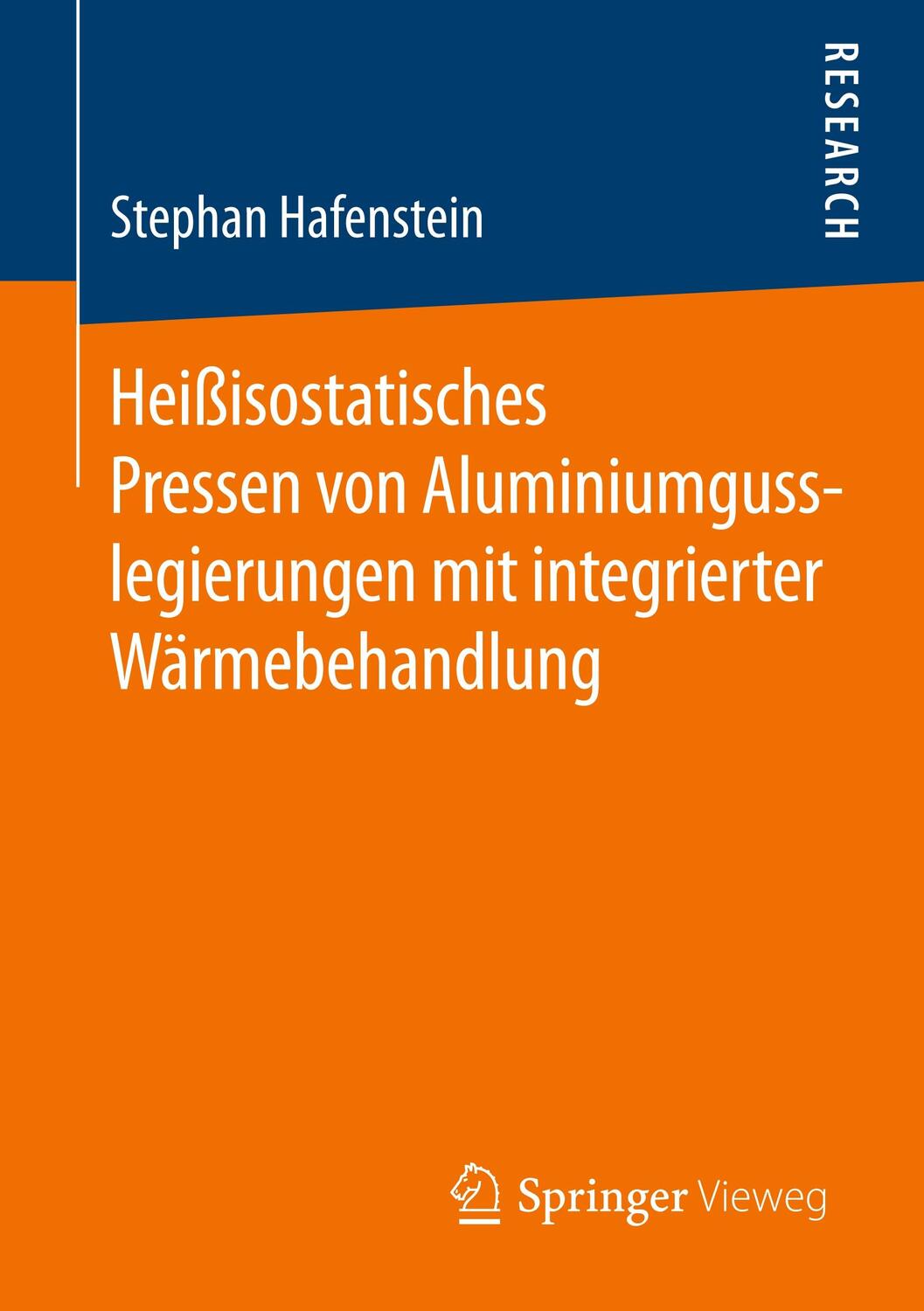 Cover: 9783658255992 | Heißisostatisches Pressen von Aluminiumgusslegierungen mit...