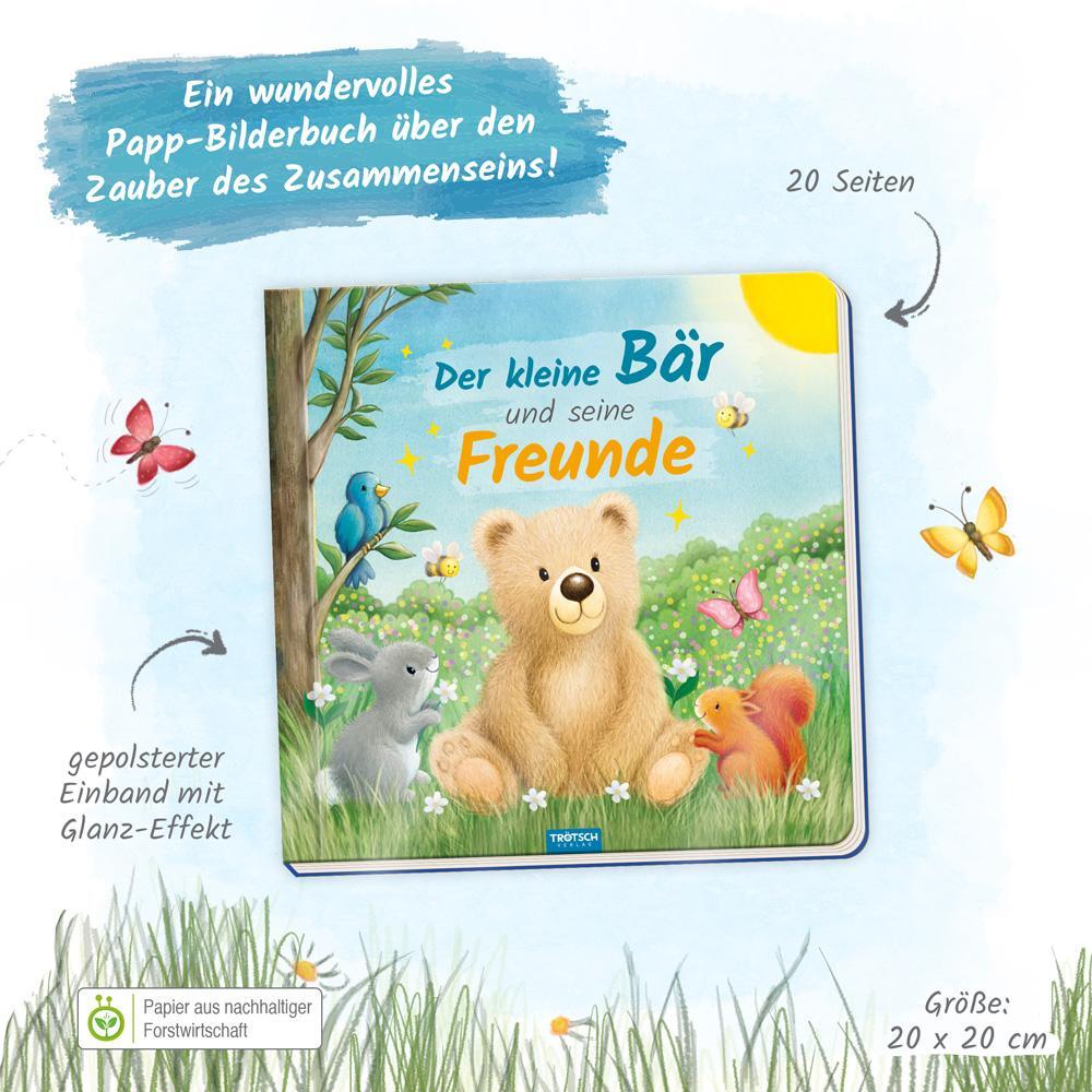 Bild: 9783988021618 | Trötsch Pappenbuch mit Reimen Der kleine Bär und seine Freunde | KG