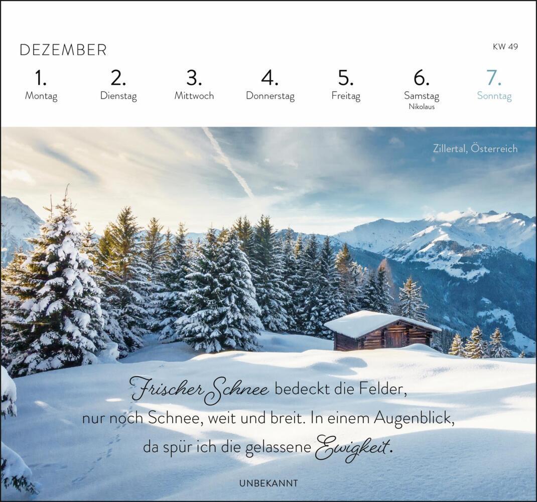 Bild: 4036442012055 | Postkartenkalender 2025: Zauber der Berge | Groh Verlag | Kalender