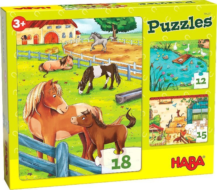 Cover: 4010168248462 | HABA Puzzles Bauernhoftiere (Kinderpuzzle) | Spiel | Deutsch | 2019