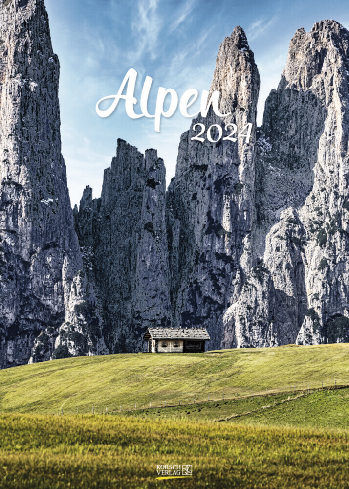 Cover: 9783731868866 | Alpen 2024 | Korsch Verlag | Kalender | Spiralbindung | 13 S. | 2024