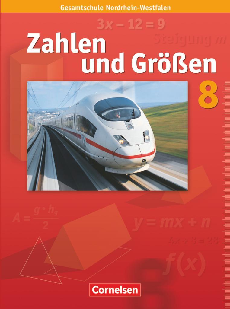 Cover: 9783060013227 | Zahlen und Größen 8. Schuljahr. Schülerbuch. Kernlehrpläne...
