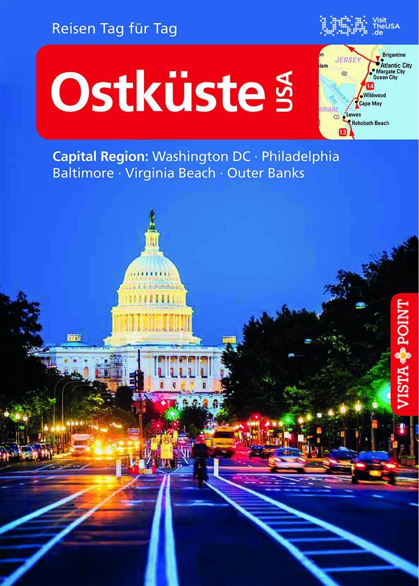 Cover: 9783961410767 | Ostküste USA - VISTA POINT Reiseführer Reisen Tag für Tag | Buch