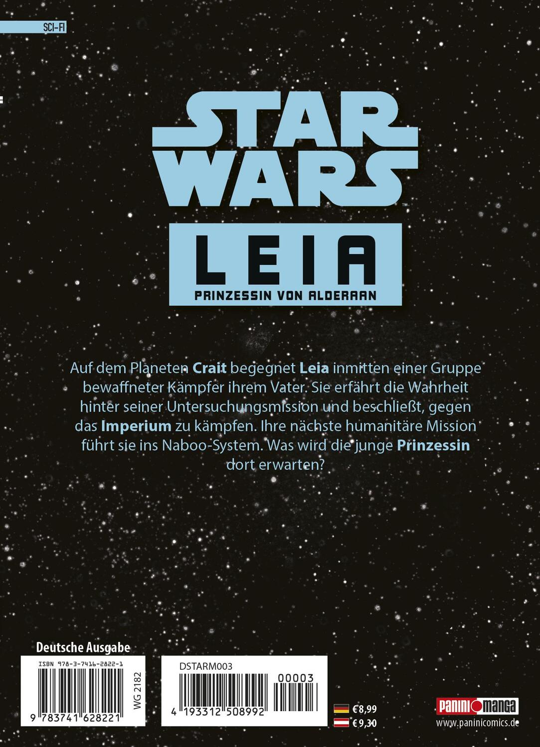 Rückseite: 9783741628221 | Star Wars - Leia, Prinzessin von Alderaan (Manga) 02 | Bd. 2 | Buch
