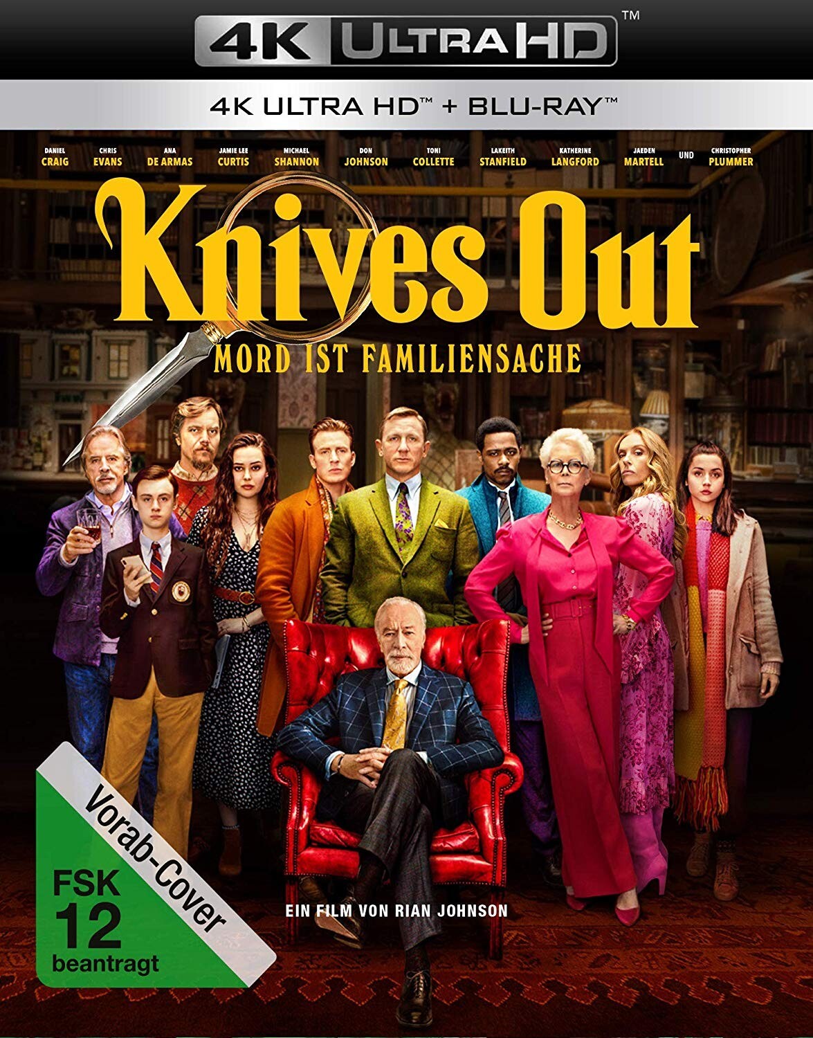Cover: 4061229123297 | Knives Out - Mord ist Familensache | 4K Ultra HD Blu-ray + Blu-ray