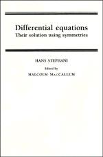 Cover: 9780521366892 | Differential Equations | Their Solution Using Symmetries | Stephani