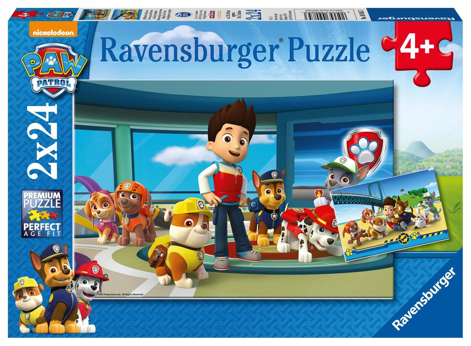 Cover: 4005556090853 | Hilfsbereite Spürnasen 2 x 24 Teile Puzzle | Spiel | Deutsch | 2019