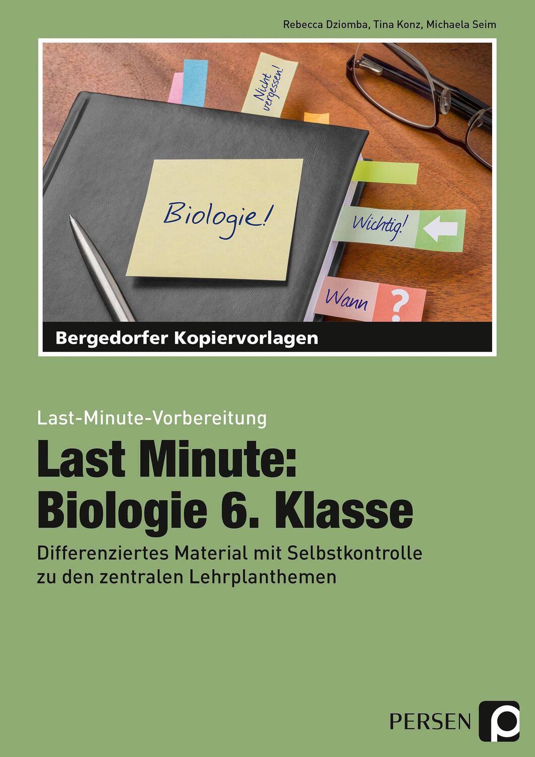 Cover: 9783403201434 | Last Minute: Biologie 6. Klasse | Rebecca Dziomba (u. a.) | Buch