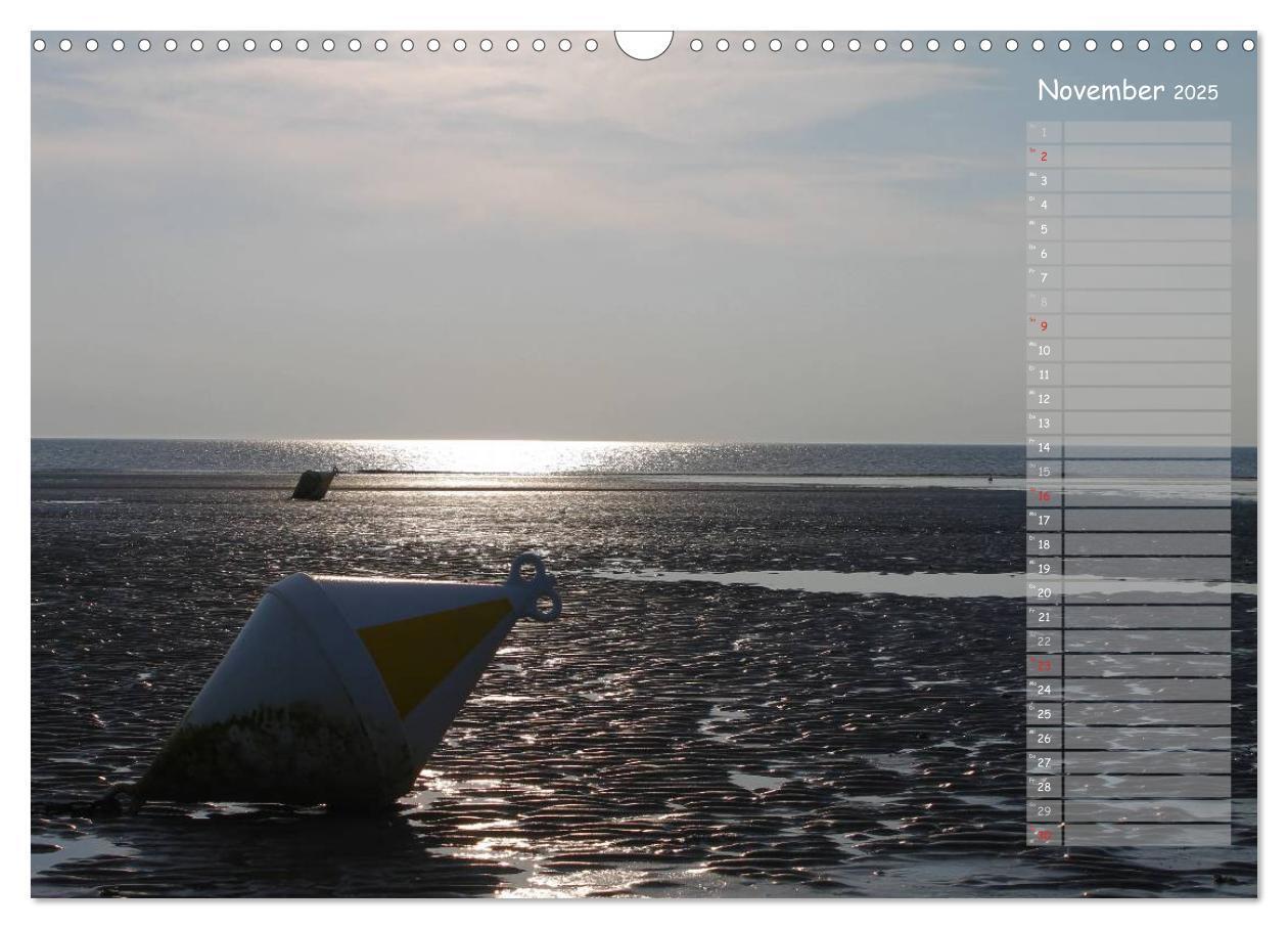 Bild: 9783435784660 | Strandspaziergang / Geburtstagskalender (Wandkalender 2025 DIN A3...