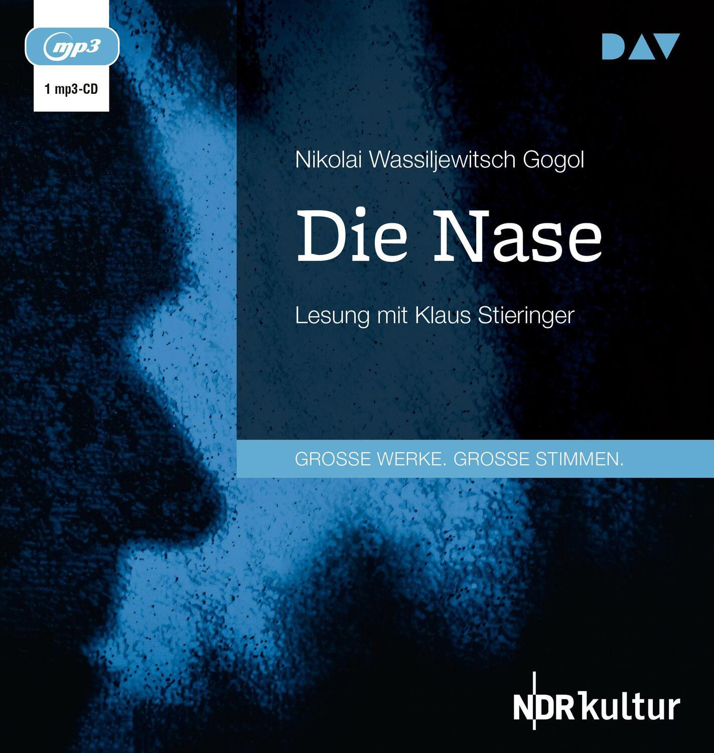 Cover: 9783742430298 | Die Nase | Lesung mit Klaus Stieringer (1 mp3-CD) | Gogol | MP3 | 2023