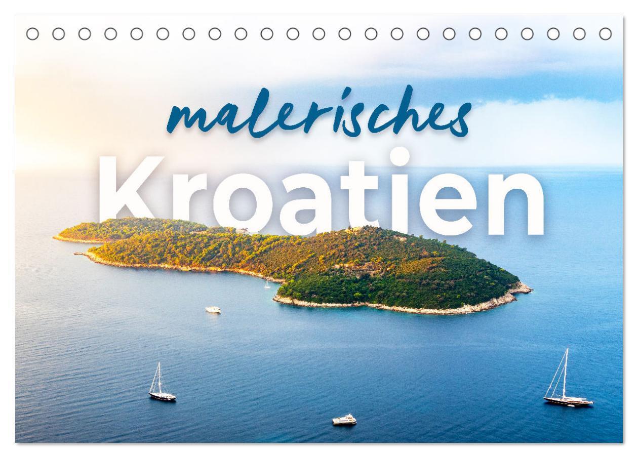 Cover: 9783675436398 | Malerisches Kroatien (Tischkalender 2024 DIN A5 quer), CALVENDO...