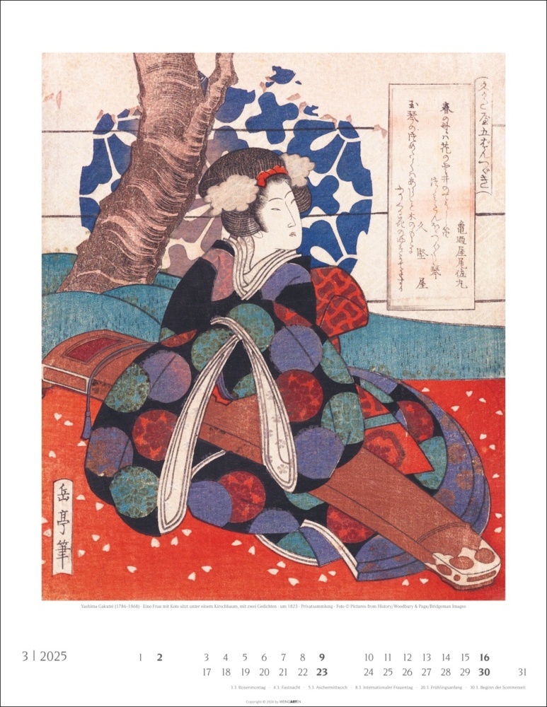 Bild: 9783839901236 | Japan Art Kalender 2025 - Die Kunst des Farbholzsschnitts | Kalender