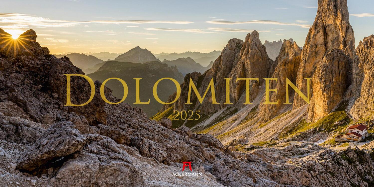 Cover: 9783838425580 | Dolomiten Kalender 2025 | Ackermann Kunstverlag | Kalender | 14 S.