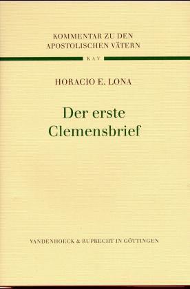 Cover: 9783525516829 | Der erste Clemensbrief | Horacio E Lona | Buch | 677 S. | Deutsch