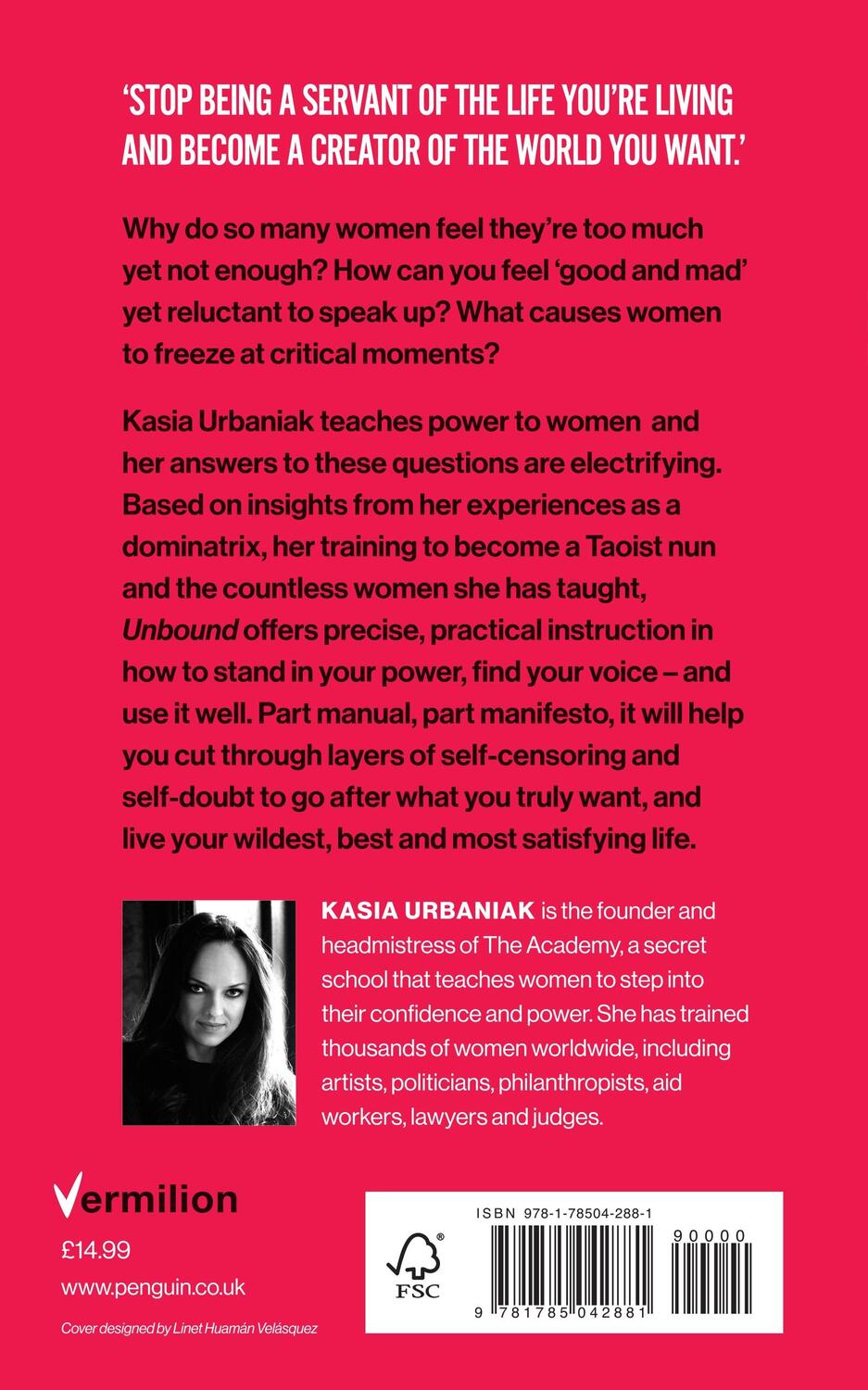 Rückseite: 9781785042881 | Unbound | A Woman's Guide To Power | Kasia Urbaniak | Taschenbuch