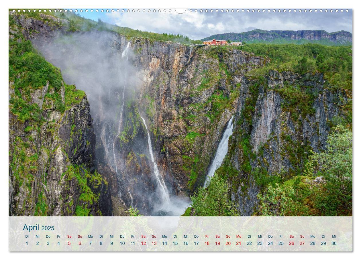 Bild: 9783435355303 | Norwegen von Oslo bis Ålesund (Wandkalender 2025 DIN A2 quer),...