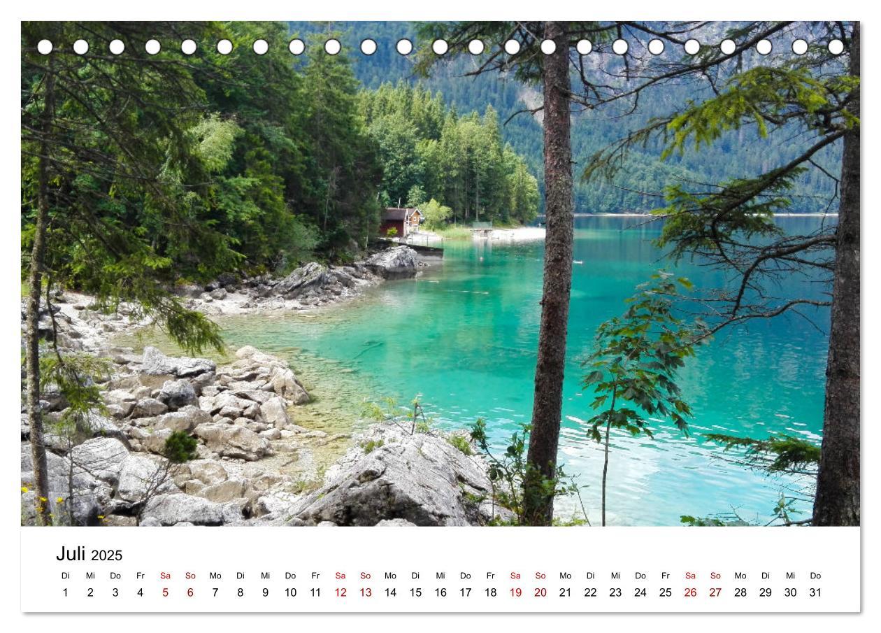 Bild: 9783435017140 | Das Zugspitzegebiet (Tischkalender 2025 DIN A5 quer), CALVENDO...