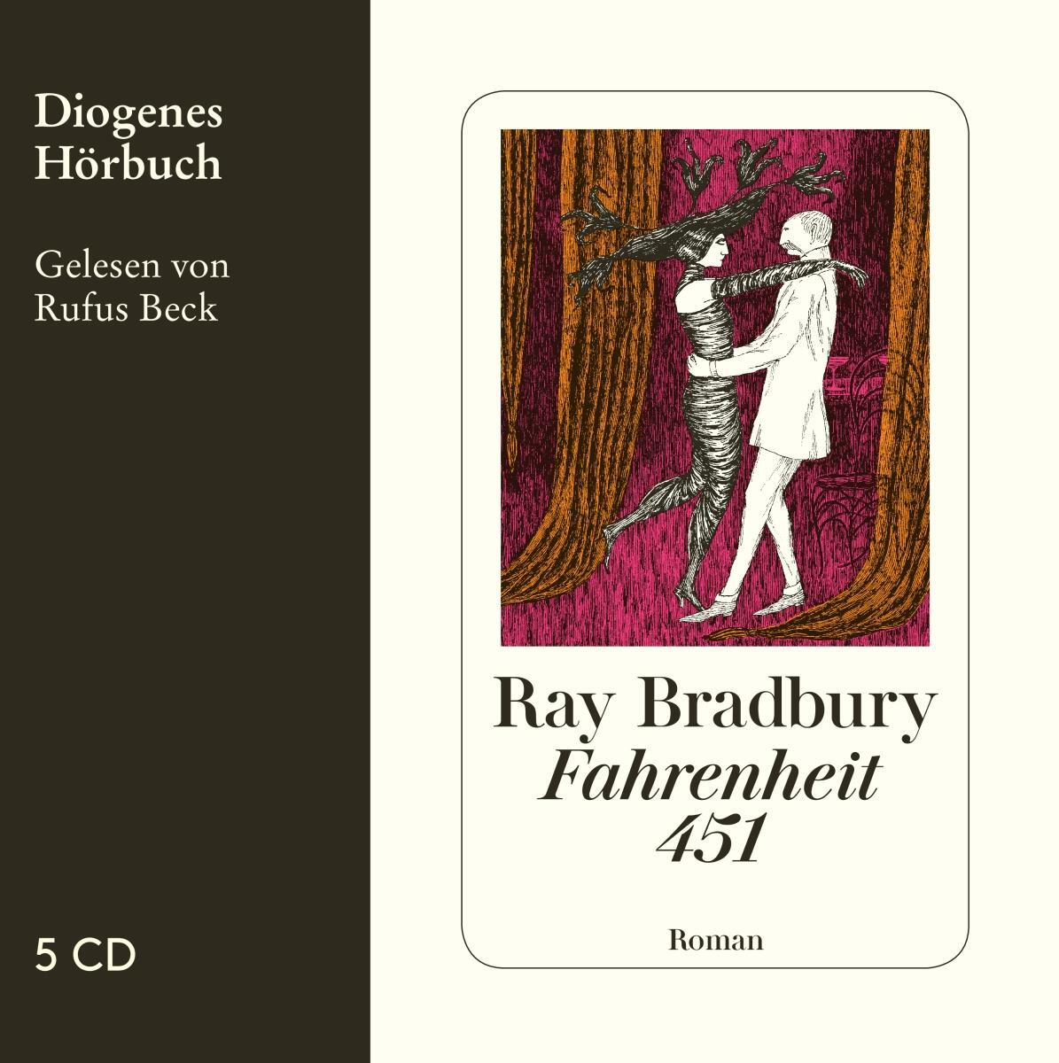 Cover: 9783257801804 | Fahrenheit 451 | Ray Bradbury | Audio-CD | Diogenes Hörbuch | Deutsch