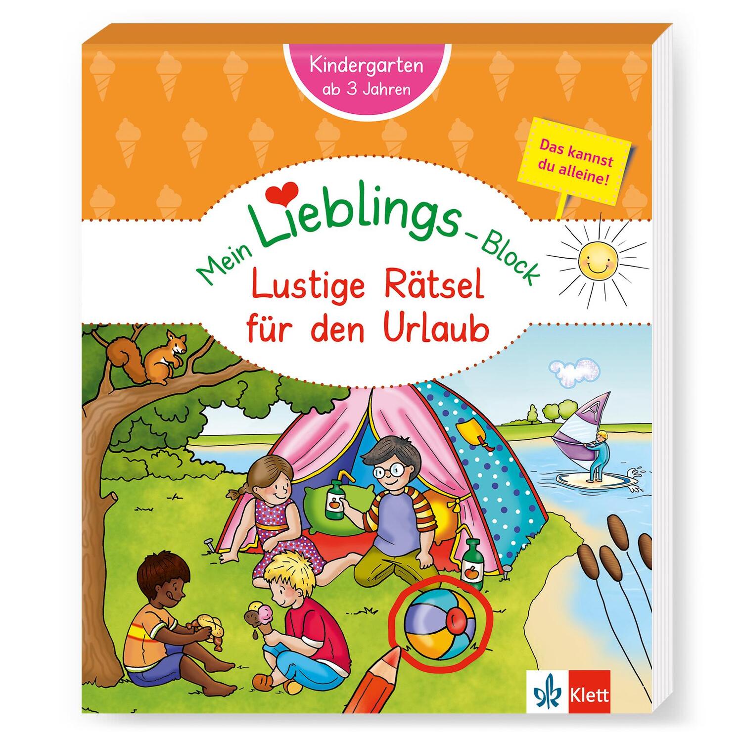 Cover: 9783129497708 | Klett Mein Lieblings-Block Lustige Rätsel für den Urlaub | Taschenbuch