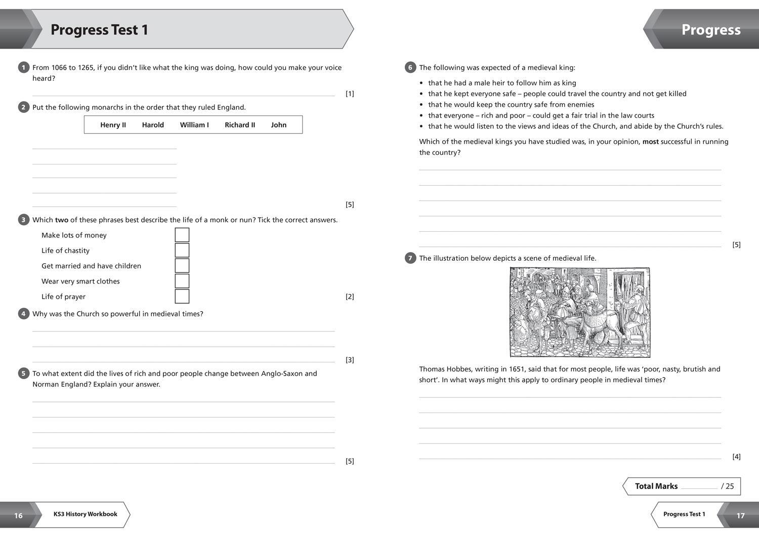 Bild: 9780008399931 | KS3 History Workbook | Ideal for Years 7, 8 and 9 | Collins KS3 | Buch