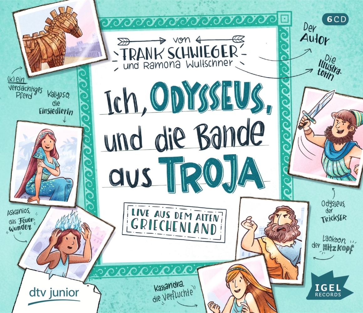 Cover: 9783731313021 | Ich, Odysseus, und die Bande aus Troja, 6 Audio-CD | Frank Schwieger