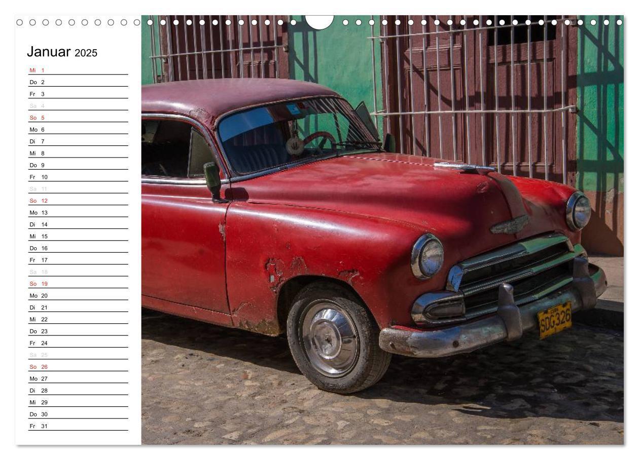 Bild: 9783435535538 | Cars on Cuba (Wandkalender 2025 DIN A3 quer), CALVENDO Monatskalender