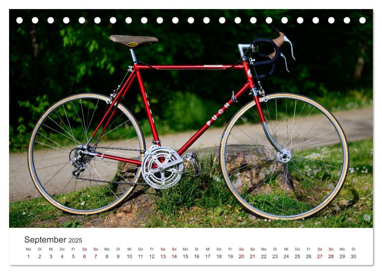 Bild: 9783435017584 | Stahlrenner - Rennrad-Klassiker aus Europa (Tischkalender 2025 DIN...