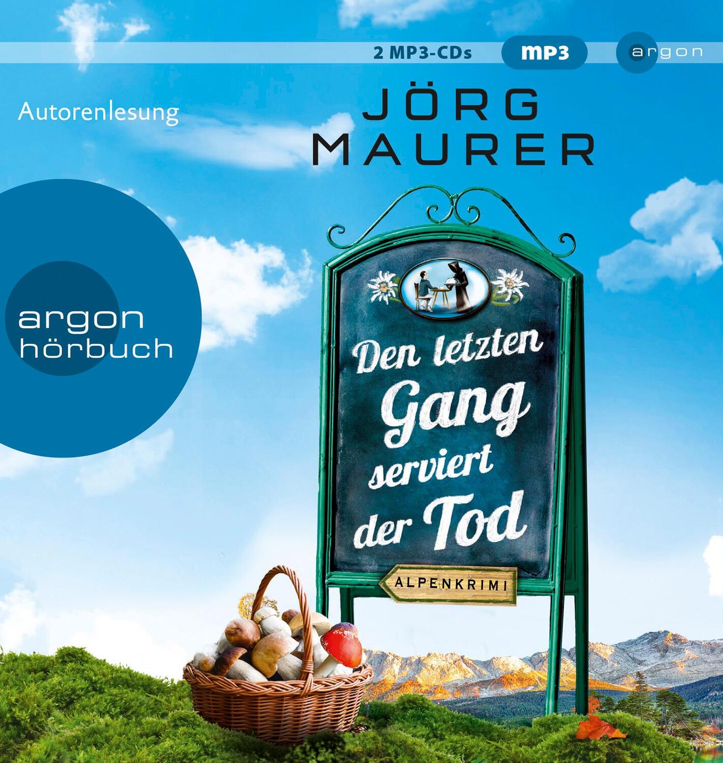 Cover: 9783839818329 | Den letzten Gang serviert der Tod | Alpenkrimi | Jörg Maurer | MP3 | 2