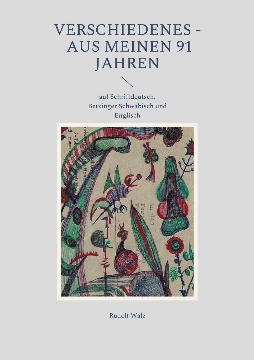 Cover: 9783755745594 | Verschiedenes - aus meinen 91 Jahren | Rudolf Walz | Taschenbuch