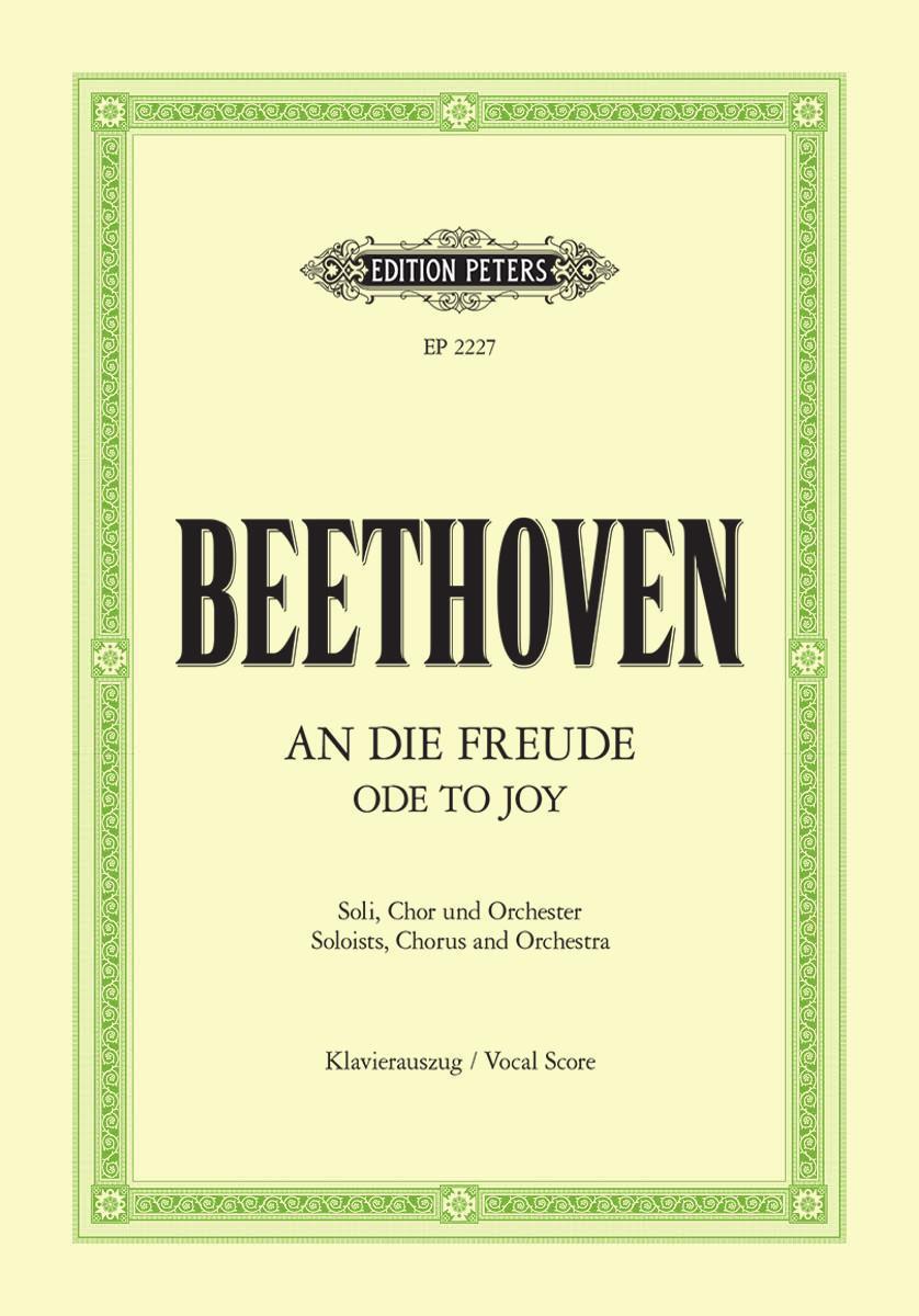 Cover: 9790014010027 | An die Freude | Ludwig van Beethoven | Broschüre | 48 S. | Deutsch