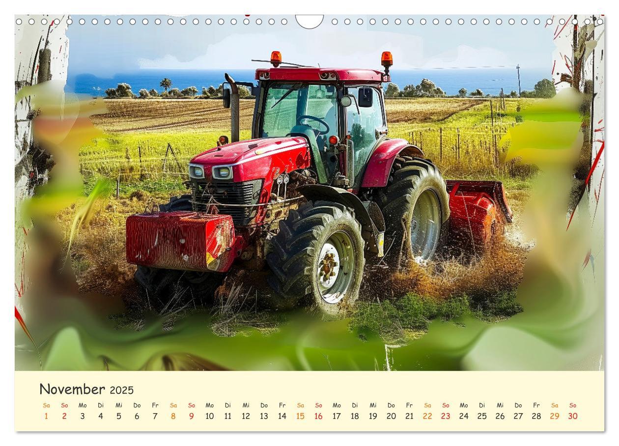 Bild: 9783383781506 | Traktoren - tolle Momente (Wandkalender 2025 DIN A3 quer), CALVENDO...