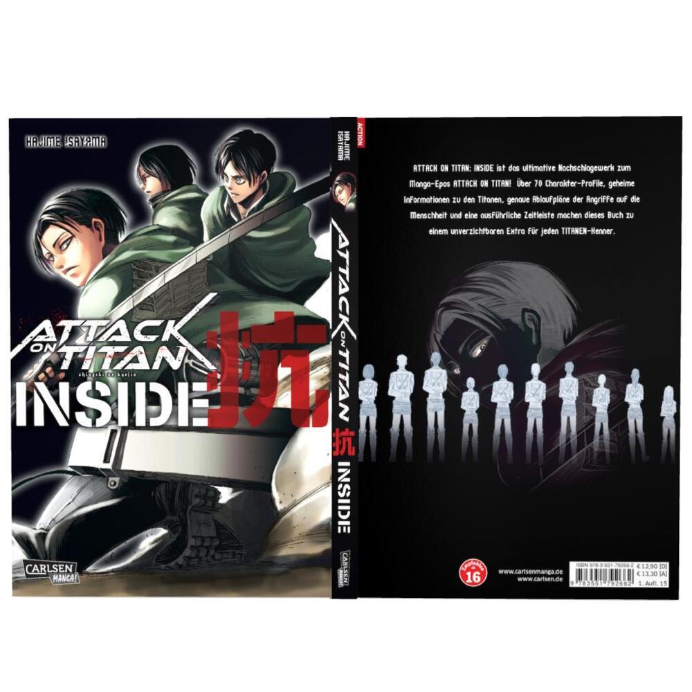 Bild: 9783551792662 | Attack on Titan: Inside | Hajime Isayama | Taschenbuch | 192 S. | 2015