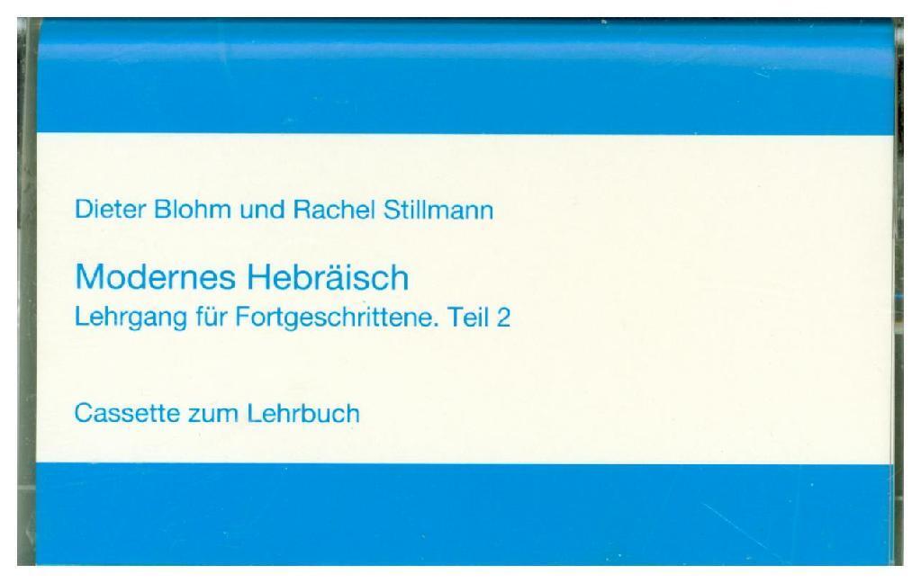 Cover: 9783882268324 | Cassette zum Lehrbuch | Laufzeit 60 Min. | Dieter Blohm (u. a.)