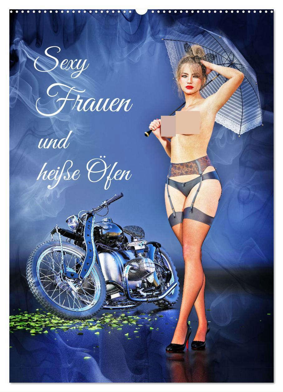 Cover: 9783675641402 | Sexy Frauen und heiße Öfen (Wandkalender 2024 DIN A2 hoch),...
