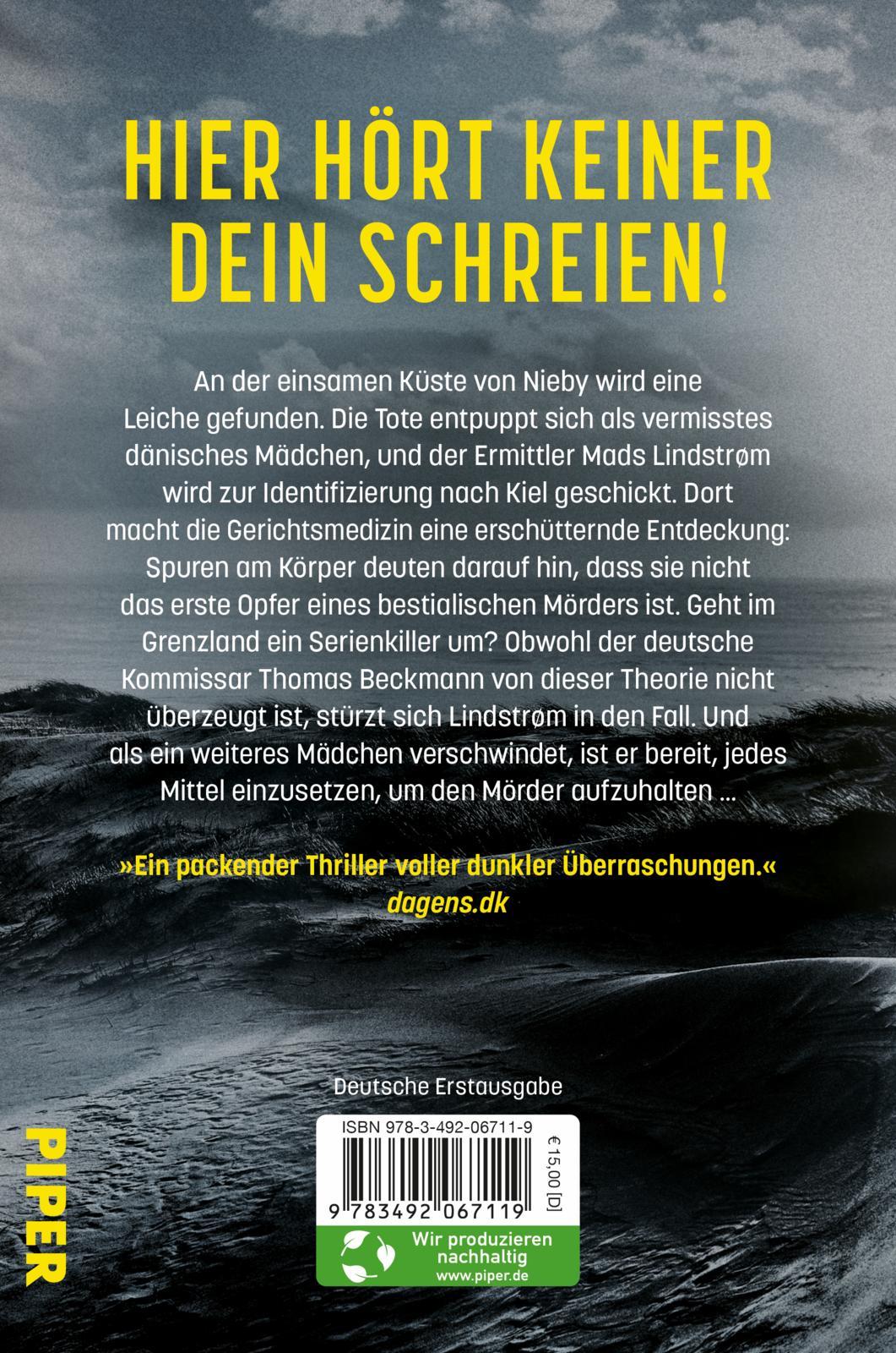 Rückseite: 9783492067119 | Niemand hört dich | Karen Inge Nielsen | Taschenbuch | Grenzland