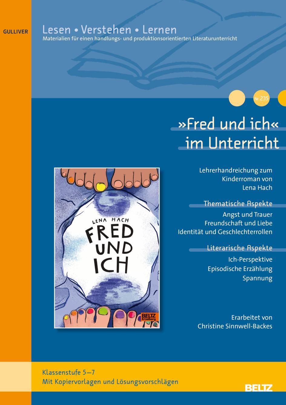 Cover: 9783407824189 | »Fred und ich« im Unterricht | Christine Sinnwell-Backes | Broschüre