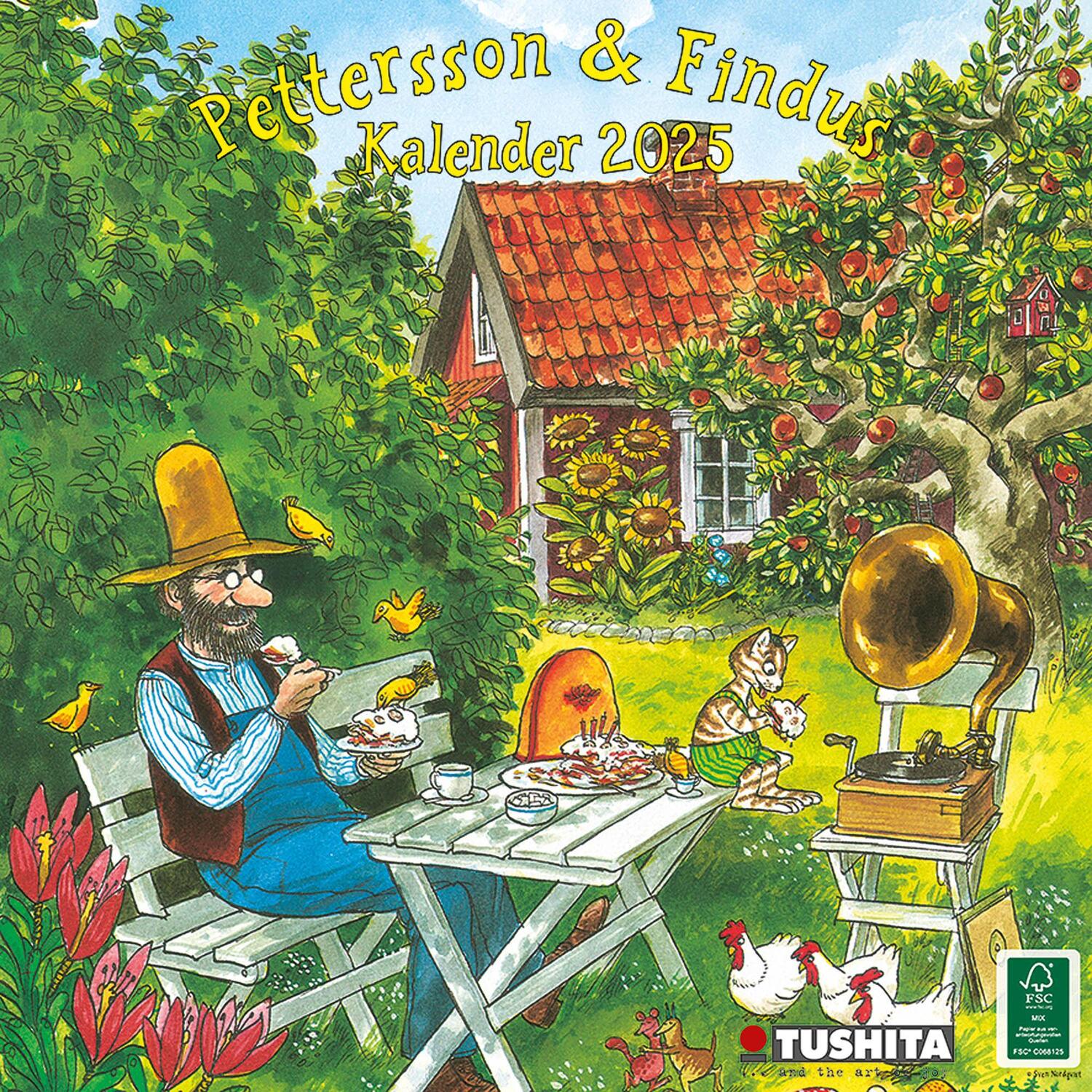 Cover: 9783959293976 | Pettersson &amp; Findus | Kalender 2025 | Kalender | 28 S. | Deutsch